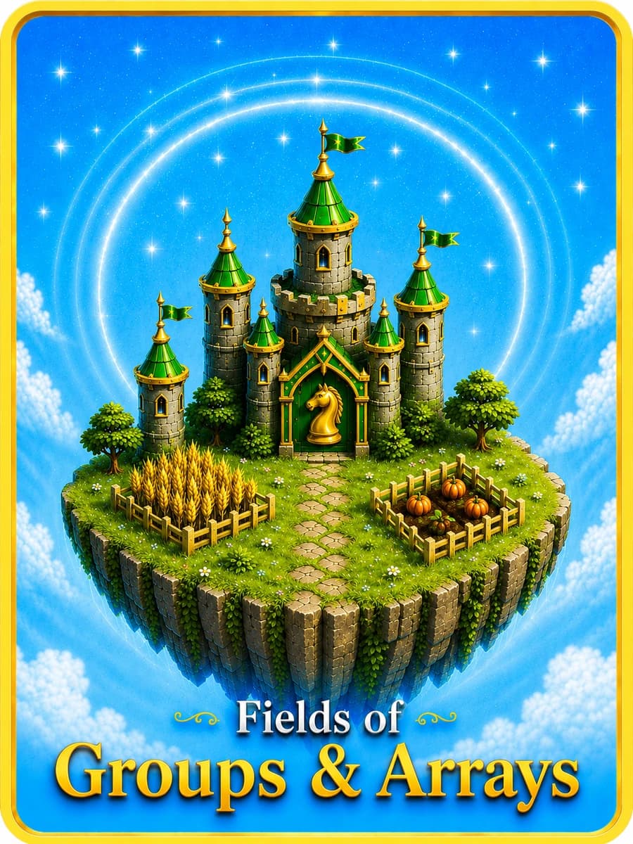 Fields of Groups & Arrays realm card